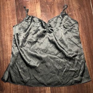 Victoria’s Secret Black Satin Cami Size Medium